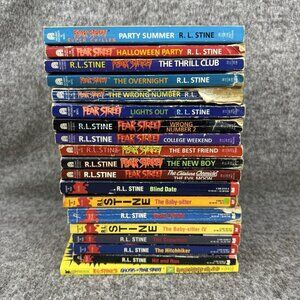 ✅Mixed Lot of 19- 90's VTG R.L. Stine Books Fear Street & Other Horror Halloween